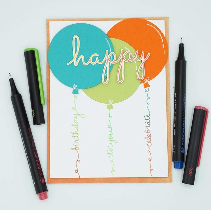 Produktbild Chameleon Fineliner Set (Royal Blue, 6 x)