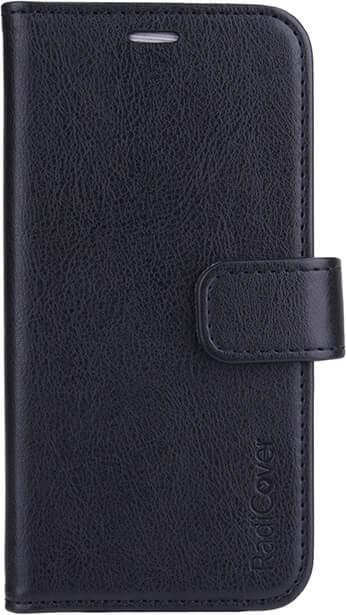 Actual product image Radicover Radiationprotected Mobilewallet iPhone - iPhone 13 Mini Flipcover Black (Apple iPhone 13 mini)