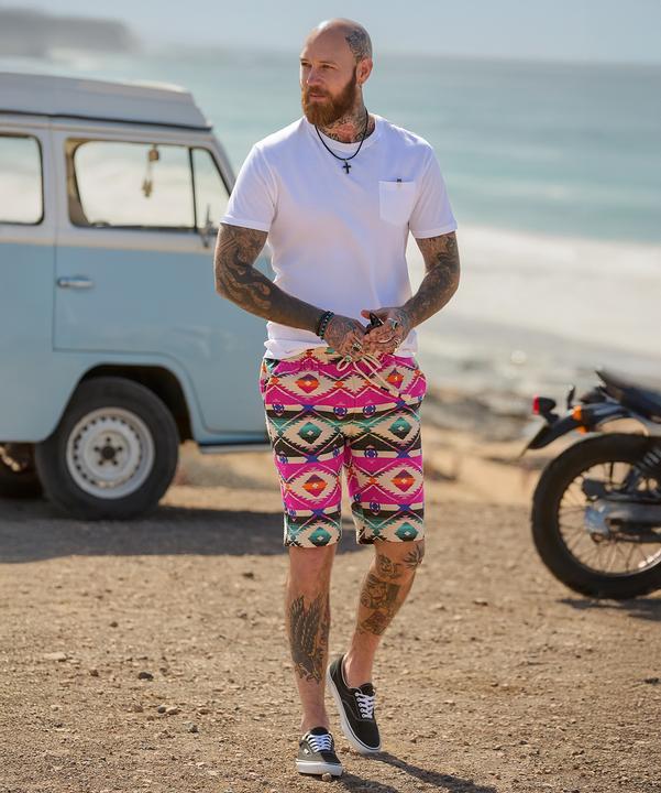 Immagine prodotto Joe Browns Bold Aztec Print Drawerstring Shorts (34)