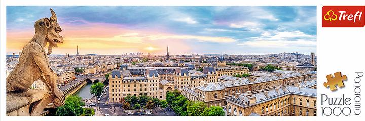 Actual product image Trefl Puzzle View from Notre-Dame de Paris Cathedral Panorama 1000 pieces (1000 pieces)