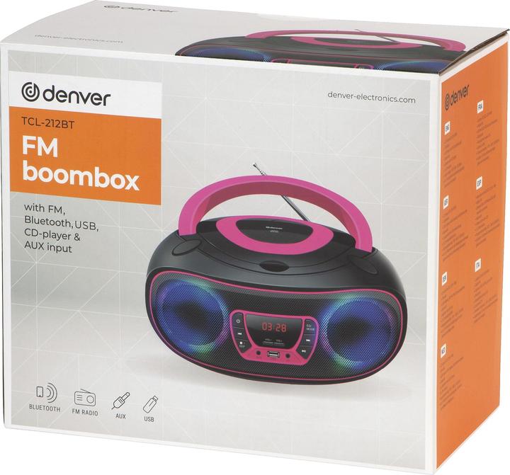 Actual product image Denver TCL-212BT (FM, Bluetooth)