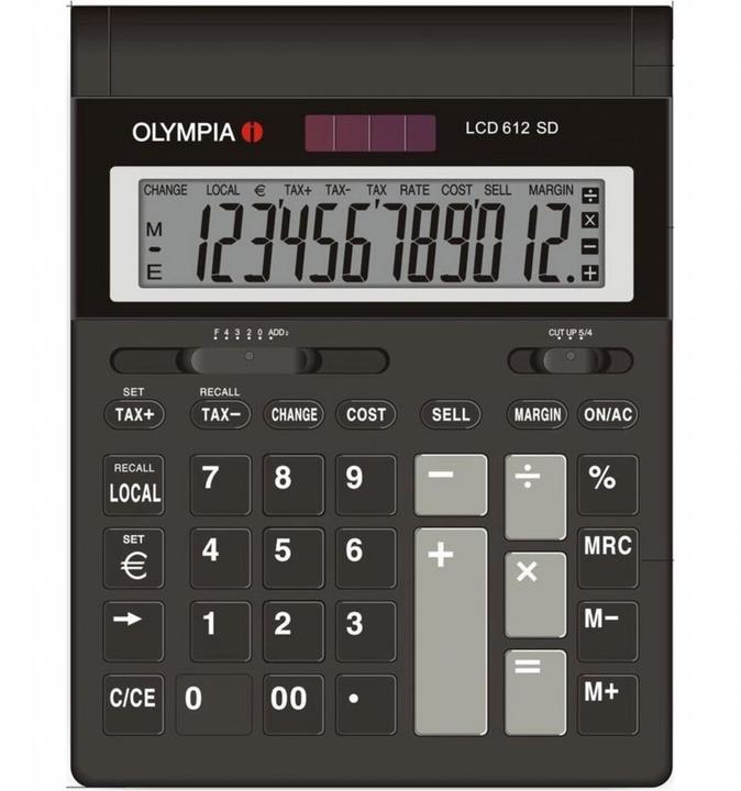Actual product image Olympia LCD 612 Sd (Solar cells, Batteries)