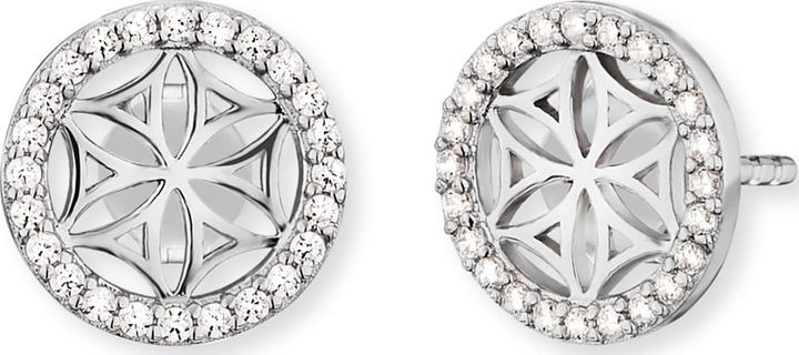 Image du produit Engelsrufer Boucles d'oreilles Balance Fleur de vie (Argent 925 rhodié, Argent rhodié)