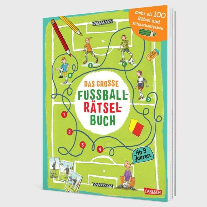 Immagine prodotto Das grosse Fussball-Rätselbuch (Tedesco, Cordula Spina, Christiane Hahn, 2024)
