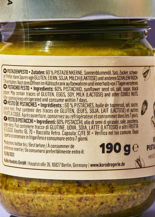 Immagine prodotto KoRo Pesto di pistacchio
