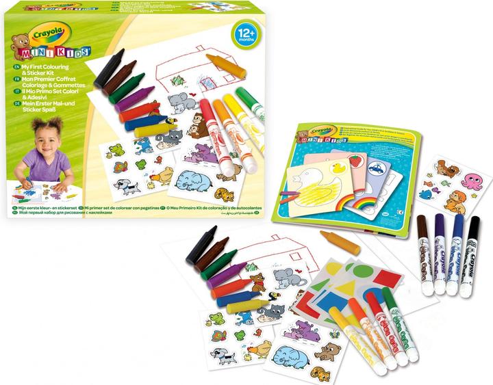 Actual product image Crayola Mini Kids - paint and sticker set