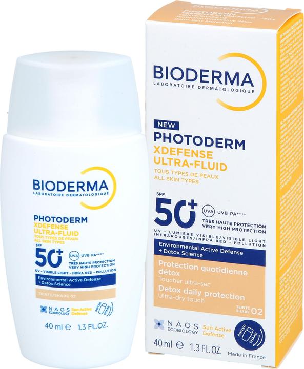 Produktbild Bioderma Photoderm Xdefense Ultra Fluid SPF 50+ 40ml Shade 02 Light (SPF 50+, 40 ml)