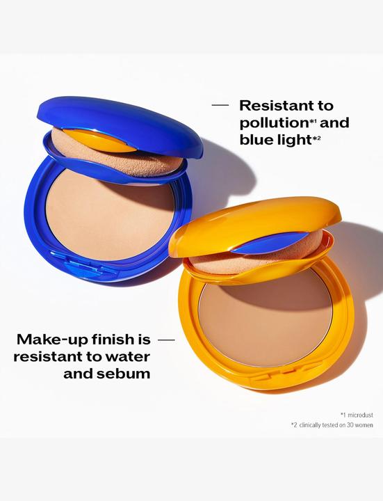 Actual product image Shiseido Sun Make-up Tanning Compact Foundation SPF 10 Bronze / 12 g (Bronze)