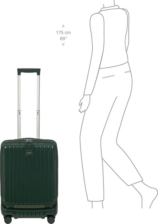 Produktbild Brics Positano 4 Rollen Kabinentrolley 55 cm mit Dehnfalte (52 l, Handgepäck (bis 50l))