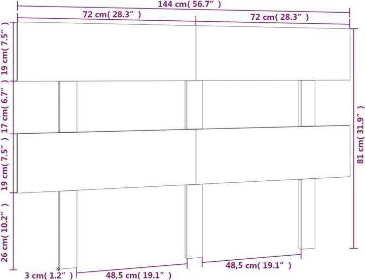 Image du produit VidaXL Lashonda (144 x 3 x 81 cm)
