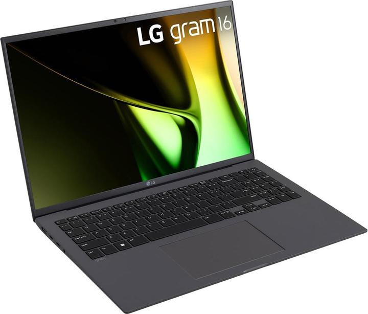 Produktbild LG 16" 16Z90S Notebook I7 16GB LPDDR5X 1TB SSD schwarz W11P (16", Intel Core Ultra 7 155H, 16 GB, 1000 GB, DE)