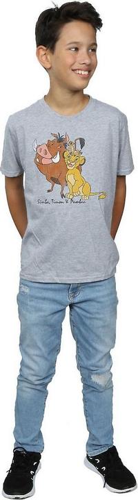 Image du produit The Lion King T-shirt classique Simba Timon et Pumba pour garçons (152, 158)