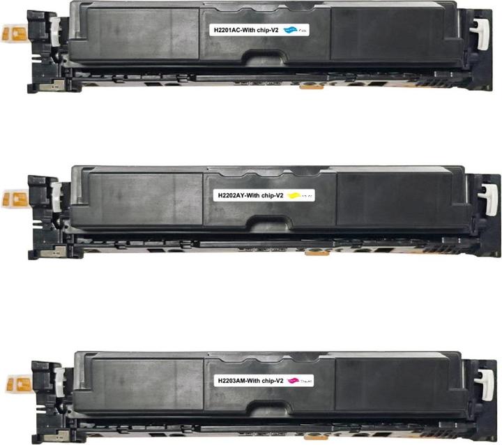 Produktbild Hermex Alternativer Toner zu HP 220A W2201A W2202A W2203A (M, C, Y)