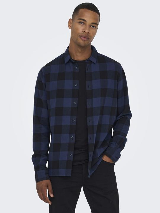 Image du produit Only & Sons Kariertes Langarmhemd (S)