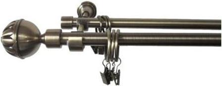 Actual product image Domoletti DOUBLE CURTAIN RAIL SET F511887 300CM