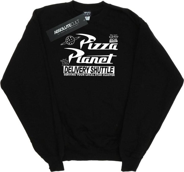 Produktbild Disney Toy Story Pizza Planet Logo Sweatshirt Mädchen (140, 146)