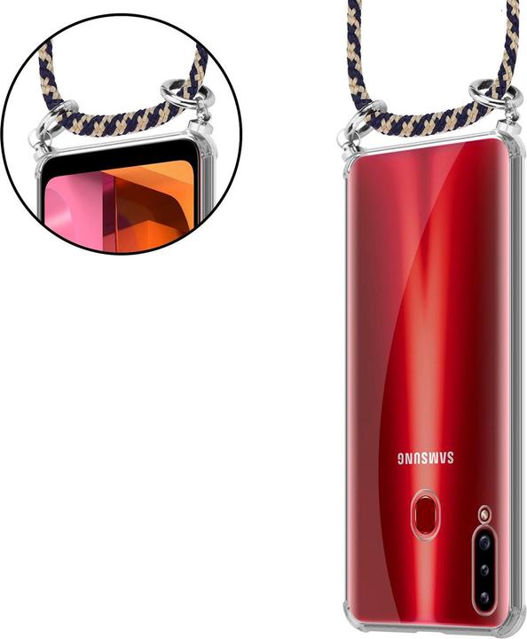 Produktbild Cadorabo TPU Handy Kette SILBER Cover