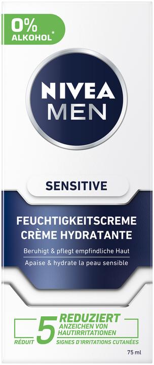 Produktbild Nivea Men Sensitive Feuchtigkeitscreme (75 ml, Tagescreme)