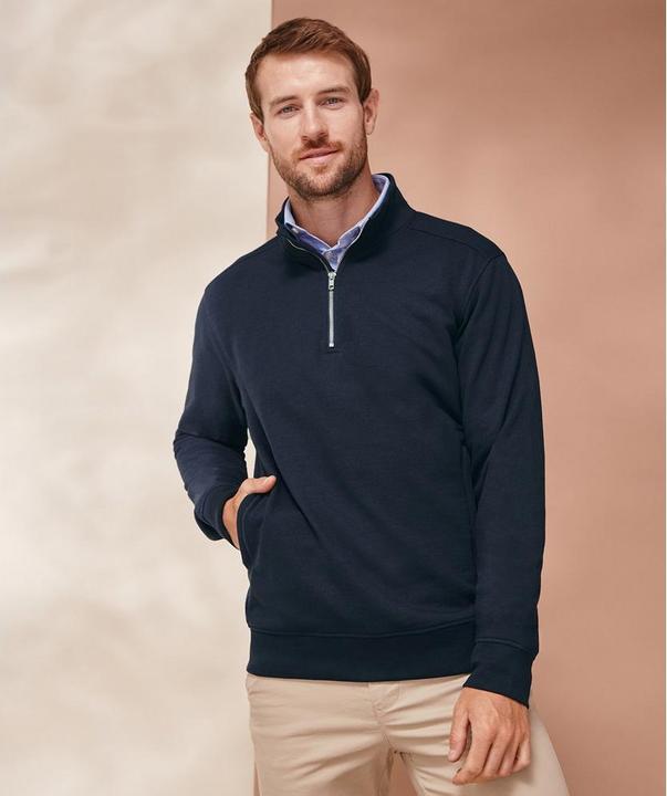 Produktbild Henbury Sweatshirt mit kurzem Reissverschluss (4XL)
