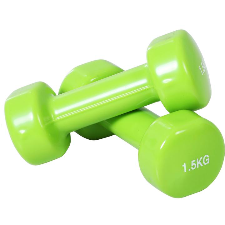 1 x 1 kg, 1 x 1,5 kg, 1 x 0.5 kg