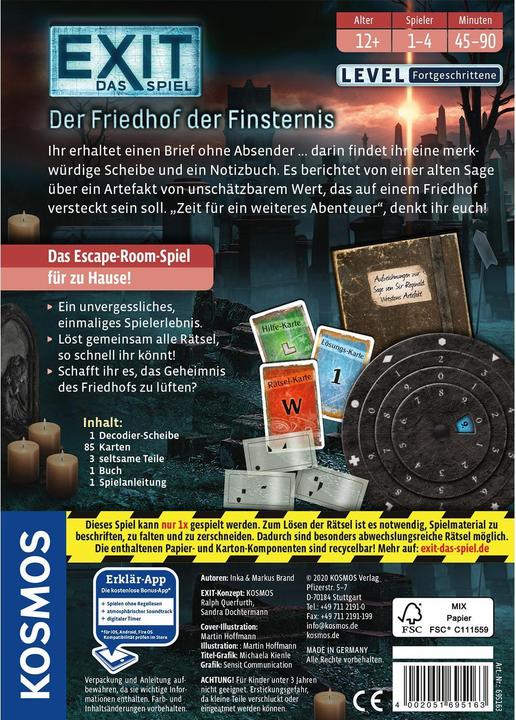 Actual product image Kosmos Exit - The graveyard of darkness (German)