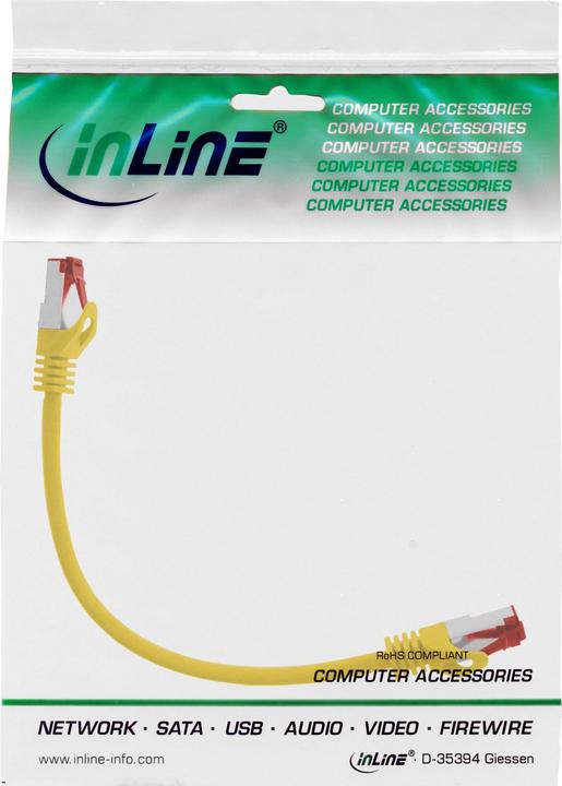 Image du produit Aquatuning Câble de réseau (S/FTP, CAT5e, 0.25 m)