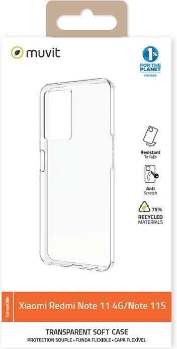 Actual product image Muvit FOR CHANGE COQUE SOUPLE XIAOMI REDMI NOTE 11 4G/11S 4G (Xiaomi Redmi Note 11)