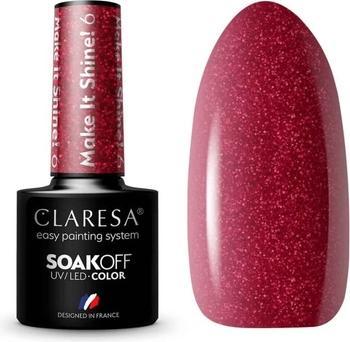Claresa Make It Shine UV-Nagellack 5ml (Rot, Farblack)