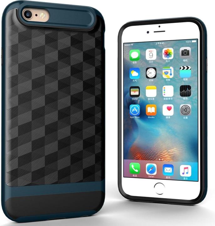 Produktbild König Design Apple iPhone 6 / 6s Hülle Case Handy Cover Schutz Tasche Schutzhülle Bumper Blau (Apple iPhone 6)