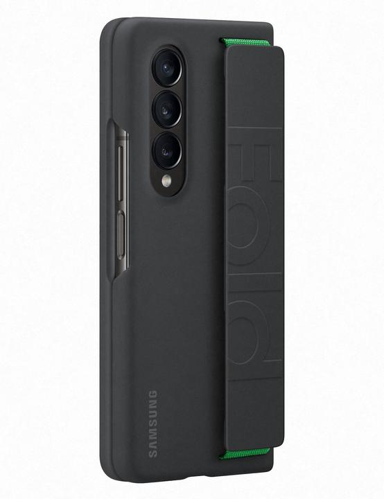 Image du produit Samsung GF936TBE Étui à poignée en silicone pour Galaxy Flip 4, Noir (Noir) (Samsung Galaxy Z Fold4)