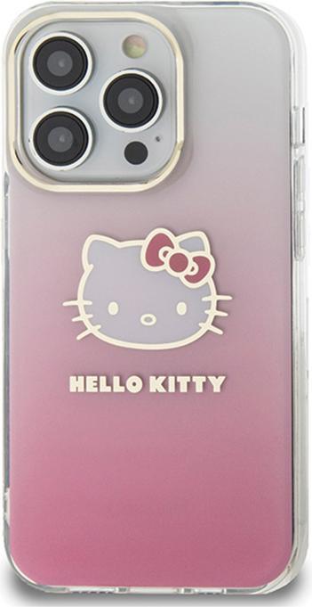 Produktbild Hello Kitty HKHCP13LHDGKEP iPhone 13 Pro / 13 6.1" różowy/pink hardcase IML Gradient Electrop Kitty (Apple iPhone 13 Pro)