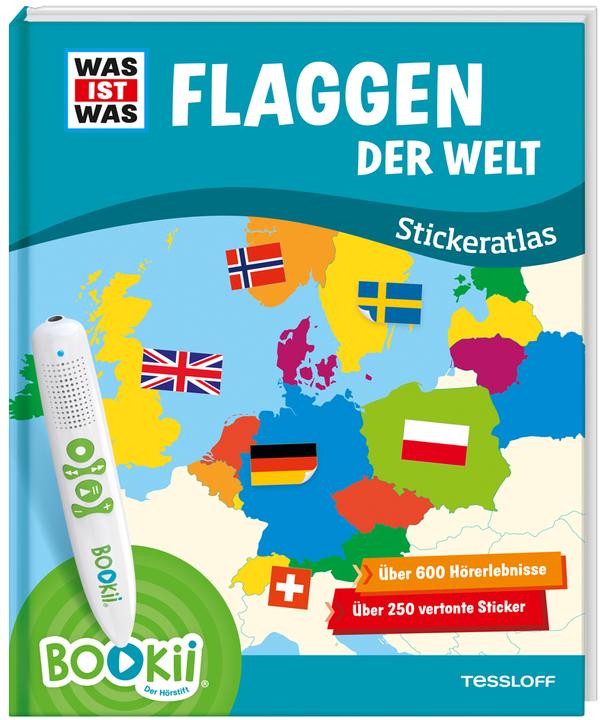 WAS IST WAS Stickeratlas Flaggen der Welt.
