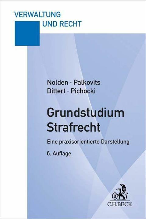Actual product image Grundstudium Strafrecht (German, Frank Palkovits, Frank Pichocki, Susanne Dittert, Waltraud Nolden, 2023)