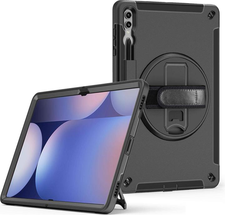 Actual product image JT Berlin Rugged Kickstand & Handstrap Case (Galaxy Tab S10 Ultra, Galaxy Tab S9 Ultra)