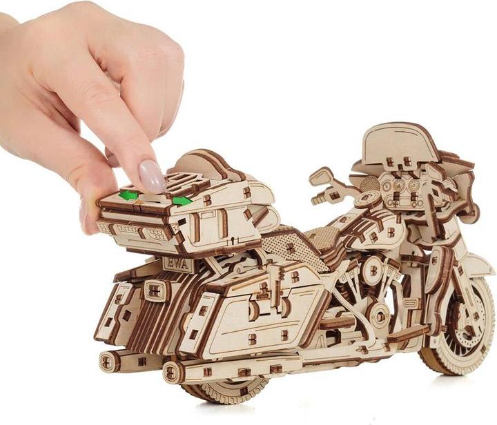 Actual product image Eco Wood Art Mechanical 3D wooden-puzzle - Bike