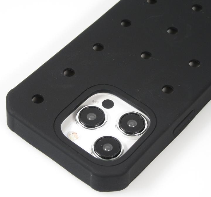 Immagine prodotto PhoneLook Coperchio Coperchio in silicone spesso con fori per l'inserimento di adesivi (Apple iPhone 15 Pro)