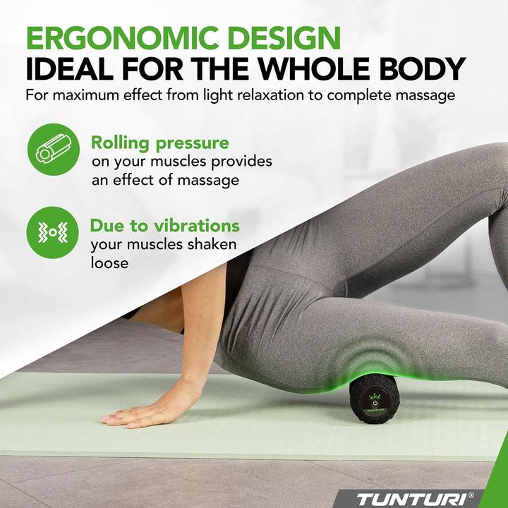 Actual product image Tunturi Massage-Rolle vibrierend