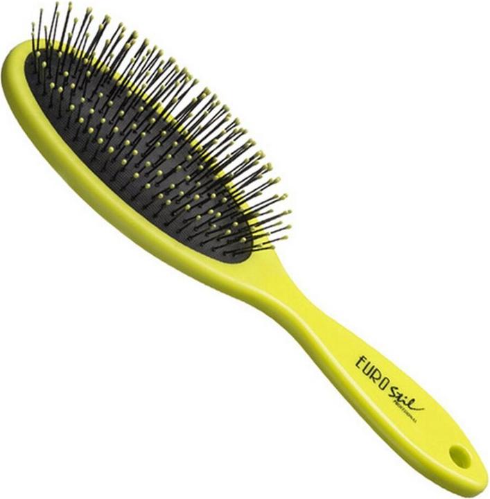 Caso Eurostil Oval Brush Medium Fluoreszierend Grün 1UN Schwarz