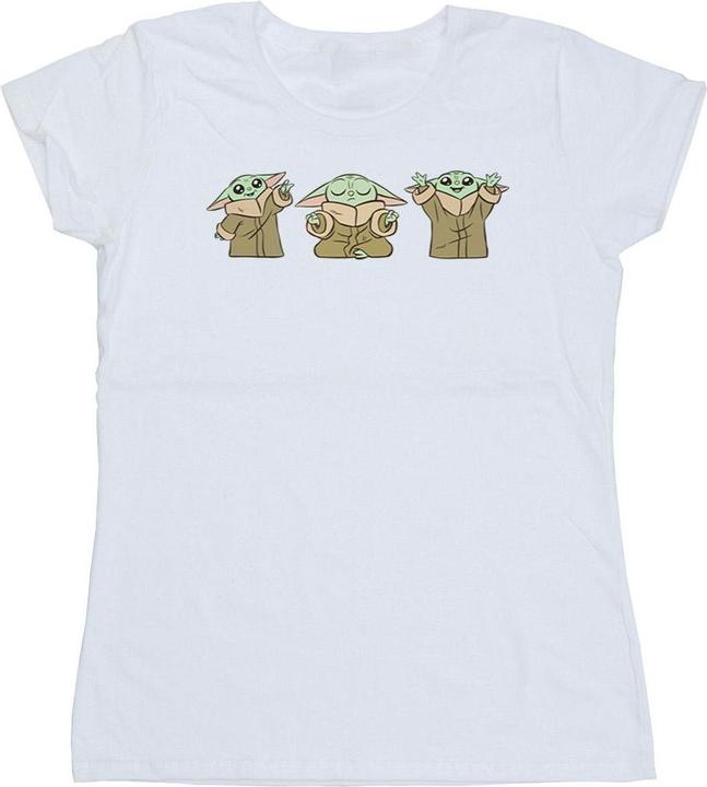 Immagine prodotto Star Wars The Mandalorian Grogu Poses Maglietta Donna (L)