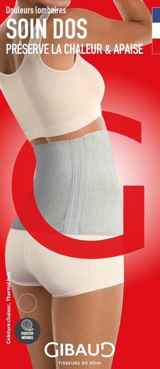 Actual product image Gibaud CHALEUR kidney warmer anthracite
