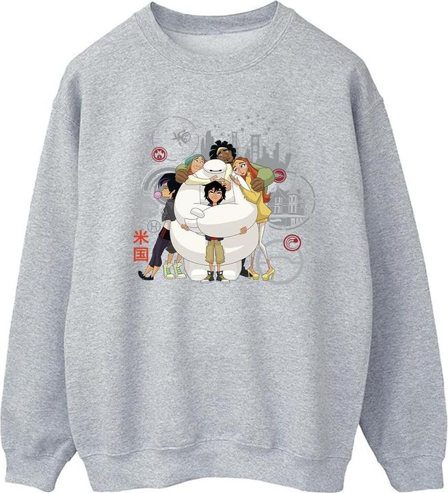 Image du produit Disney - Sweat BIG HERO BAYMAX GROUP HUG - Femme (M)