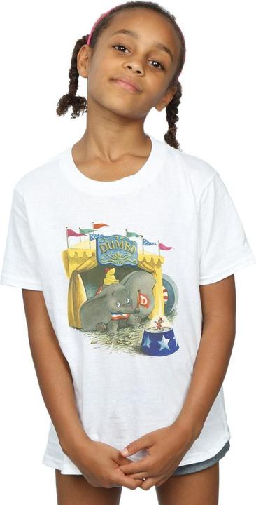 Actual product image Disney Girls Dumbo Circus Cotton T-Shirt (152, 158)