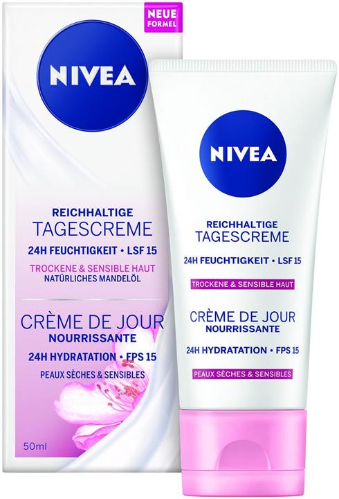 Produktbild NIVEA Reichhaltige Tagescreme (50 ml, Tagescreme, SPF 15)