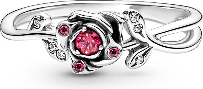 Image du produit Pandora Disney Beauty and the Beast Rose Ring (56, Argent 925)