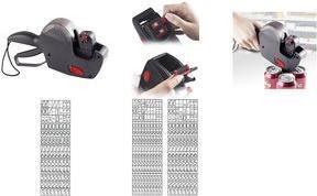 Actual product image Avery Dennison Zweckform price gun, 2-line, 18-digit, for labels: 26 x 16 mm, feed/print direction ho