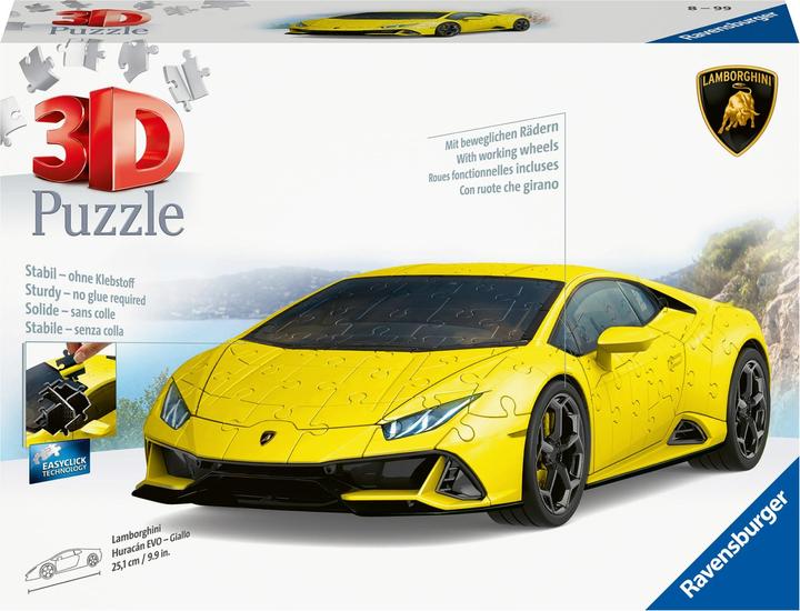 Produktbild Ravensburger Lamborghini Huracán EVO - Giallo (156 Teile)