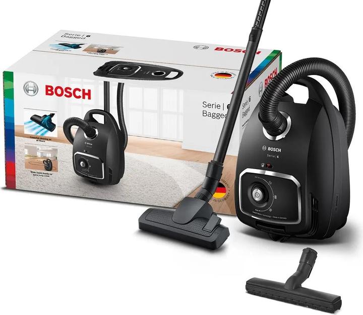 Immagine prodotto Bosch Hausgeräte Serie 6 BGB6X320 Asciugatrice elettrica Droog 600 W Stofzak