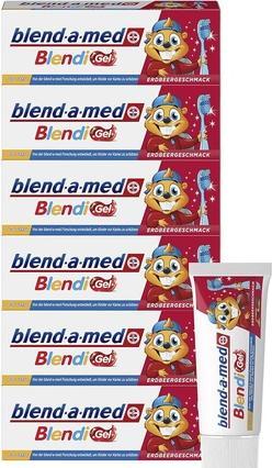 Actual product image blend-a-med Blendi Gel Children's Toothpaste Strawberry Flavor 50ml (50 ml)