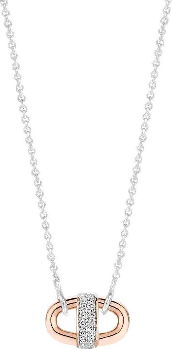 Produktbild Ti Sento Milano Collier mit Zirkonia rosévergoldet 3911ZR/42 (925 Sterling Silber, 48 cm)