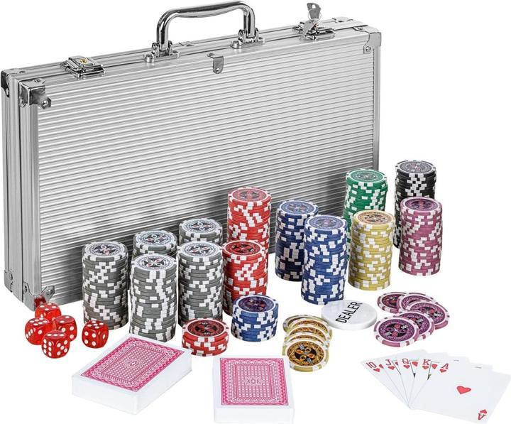 Games Planet Pokerset mit 300 Laserchips (Deutsch)